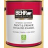 BEHR PREMIUM PLUS 1 gal. #MQ4-13A Celebration Hi-Gloss Enamel Interior/Exterior Paint & Primer