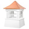Good Directions Windsor 18 in. x 27 in. Vinyl Cupola with Copper Roof