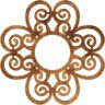 Ekena Millwork 1/2 in. x 20 in. x 20 in. Cohen Architectural Grade PVC Peirced Ceiling Medallion Moulding