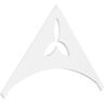 Ekena Millwork Pitch Naple 1 in. x 60 in. x 37.5 in. (14/12) Architectural Grade PVC Gable Pediment Moulding