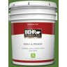 BEHR PREMIUM PLUS 5 gal. #P380-7 Luck of the Irish Flat Low Odor Interior Paint & Primer