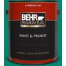 BEHR PREMIUM PLUS 1 gal. #P430-6A Celtic Queen Flat Exterior Paint & Primer