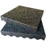 Rubber-Cal Eco-Safety 3 in. x 19.5 in. W x 19.5 in. L Blue/White Speckled Interlocking Rubber Flooring Tiles (78.7 sq. ft.) (30PK)