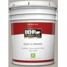 BEHR PREMIUM PLUS 5 gal. #BXC-16 City of Bridges Flat Low Odor Interior Paint & Primer