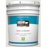 BEHR PREMIUM PLUS 5 gal. #MQ3-45 Looking Glass Satin Enamel Low Odor Interior Paint & Primer