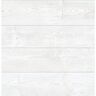 Scott White Urban Shiplap Self Adhesive Vinyl Peel and Stick Wallpaper Roll