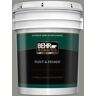 BEHR PREMIUM PLUS 5 gal. #PPU24-20 Letter Gray Semi-Gloss Enamel Exterior Paint & Primer