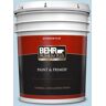 BEHR PREMIUM PLUS 5 gal. #S500-1 Distant Shore Flat Exterior Paint & Primer