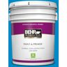 BEHR PREMIUM PLUS 5 gal. #MQ4-57 Celebration Blue Eggshell Enamel Low Odor Interior Paint & Primer