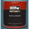 BEHR PREMIUM PLUS 1 qt. #530D-7 Grand Rapids Flat Exterior Paint & Primer