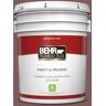 BEHR PREMIUM PLUS 5 gal. #140F-6 Book Binder Flat Low Odor Interior Paint & Primer