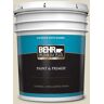 BEHR PREMIUM PLUS 5 gal. #BWC-27 Alpaca Blanket Satin Enamel Exterior Paint & Primer