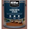 BEHR PREMIUM 1 gal. #PFC-09 Giant Sequoia Solid Color Flat Interior/Exterior Concrete Stain