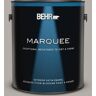 BEHR MARQUEE 1 gal. #T17-09 Laid Back Gray Satin Enamel Exterior Paint & Primer