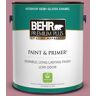 BEHR PREMIUM PLUS 1 gal. #BIC-19 Berry Blush Semi-Gloss Enamel Low Odor Interior Paint & Primer