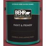 BEHR PREMIUM PLUS 1 gal. #MQ1-09 Haute Couture Semi-Gloss Enamel Exterior Paint & Primer