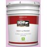 BEHR PREMIUM PLUS 5 gal. #P110-2 Girl Talk Flat Low Odor Interior Paint & Primer