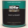 BEHR PREMIUM PLUS 1 qt. Home Decorators Collection #HDC-FL14-1 Spooky Ghost Semi-Gloss Enamel Exterior Paint & Primer