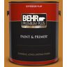 BEHR PREMIUM PLUS 1 gal. #S-H-310 Autumn Fest Flat Exterior Paint & Primer