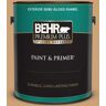 BEHR PREMIUM PLUS 1 gal. #PPU4-16 Kenya Semi-Gloss Enamel Exterior Paint & Primer