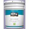 BEHR PREMIUM PLUS 5 gal. #640D-5 June Berry Satin Enamel Low Odor Interior Paint & Primer