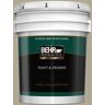 BEHR PREMIUM PLUS 5 gal. #BXC-22 Field Khaki Semi-Gloss Enamel Exterior Paint & Primer