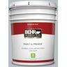 BEHR PREMIUM PLUS 5 gal. #750E-3 Skyline Steel Flat Low Odor Interior Paint & Primer