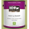 BEHR PREMIUM PLUS 1 gal. #410D-4 Asparagus Eggshell Enamel Low Odor Interior Paint & Primer