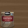 BEHR PREMIUM 1 gal. #ST-109 Wrangler Brown Semi-Transparent Waterproofing Exterior Wood Stain and Sealer