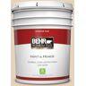 BEHR PREMIUM PLUS 5 gal. #ICC-21 Baked Scone Flat Low Odor Interior Paint & Primer