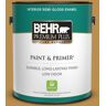 BEHR PREMIUM PLUS 1 gal. #320D-6 Lion Mane Semi-Gloss Enamel Low Odor Interior Paint & Primer