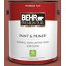 BEHR PREMIUM PLUS 1 gal. #ICC-106 Spicy Cayenne Flat Low Odor Interior Paint & Primer