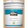 BEHR PREMIUM PLUS 5 gal. #PMD-79 Sesame Satin Enamel Low Odor Interior Paint & Primer