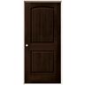 JELD-WEN 36 in. x 80 in. Santa Fe Espresso Stain Right-Hand Molded Composite Single Prehung Interior Door