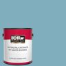 BEHR PREMIUM PLUS 1 gal. #PMD-83 Porcelain Blue Hi-Gloss Enamel Interior/Exterior Paint