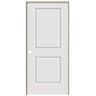 MMI Door 28 in. x 80 in. Smooth Carrara Right-Hand Solid Core Primed Composite Single Prehung Interior Door, 1-3/4 in. Thick