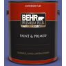 BEHR PREMIUM PLUS 1 gal. #S-G-620 Wizard Flat Exterior Paint & Primer