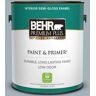 BEHR PREMIUM PLUS 1 gal. #PPF-27 Porch Ceiling Semi-Gloss Enamel Low Odor Interior Paint & Primer