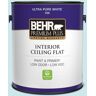 BEHR PREMIUM PLUS 1 gal. #MQ3-52 Ethereal Mood Ceiling Flat Interior Paint