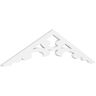 Ekena Millwork Pitch Vienna 1 in. x 60 in. x 17.5 in. (6/12) Architectural Grade PVC Gable Pediment Moulding