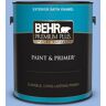 BEHR PREMIUM PLUS 1 gal. #P530-3 Honest Satin Enamel Exterior Paint & Primer