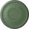 Ekena Millwork 19-7/8" x 1-1/4" Leandros Urethane Ceiling (Fits Canopies upto 6-3/8"), Hand-Painted Athenian Green