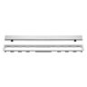 Schluter Kerdi-Line Brushed Stainless Steel 62-15/16 in. Closed Grate Assembly with 3/4 in. Frame