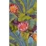 Walls Republic Dark Green and Purple Wildlife Print Non-Woven Paste the Wall Textured Wallpaper 57 sq. ft.