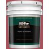 BEHR PREMIUM PLUS 5 gal. #T13-18 Ski Patrol Semi-Gloss Enamel Exterior Paint & Primer