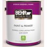 BEHR PREMIUM PLUS 1 gal. #140E-1 Patient White Eggshell Enamel Low Odor Interior Paint & Primer