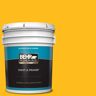 BEHR PREMIUM PLUS 5 gal. #P290-7 Laser Lemon Satin Enamel Exterior Paint & Primer