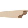 Ekena Millwork 4-in. x 4-in. x 20-in. Garner Woodgrain, Primed Tan Timberthane Polyurethane Rafter Tail Brace