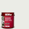 BEHR 1 gal. #52 White Flat Interior/Exterior Masonry, Stucco and Brick Paint