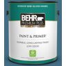 BEHR PREMIUM PLUS 1 gal. #PMD-24 Lake Stream Semi-Gloss Enamel Low Odor Interior Paint & Primer